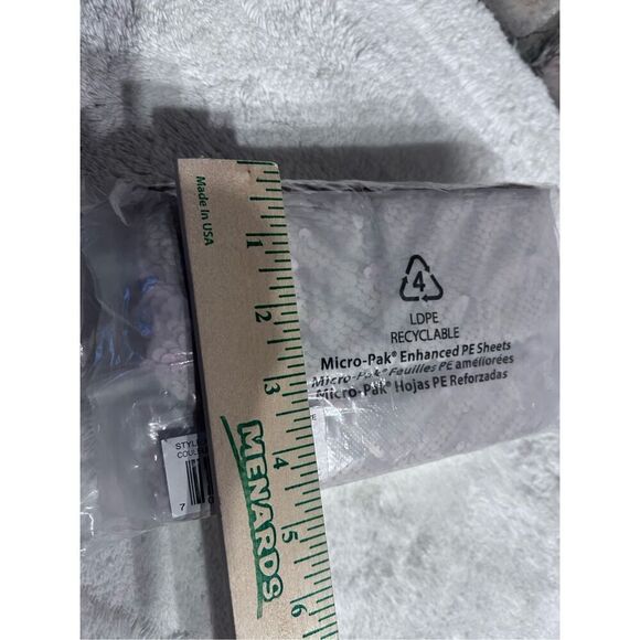 Nicole Miller Gold Mermaid Sequin Convertible Clutch Gold Chain Strap NEW - Picture 9 of 13